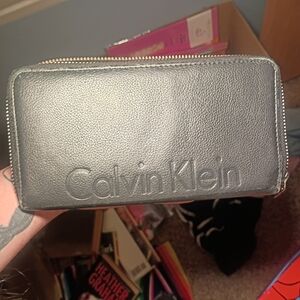 Calvin Klein Charcoal Leather Wallet